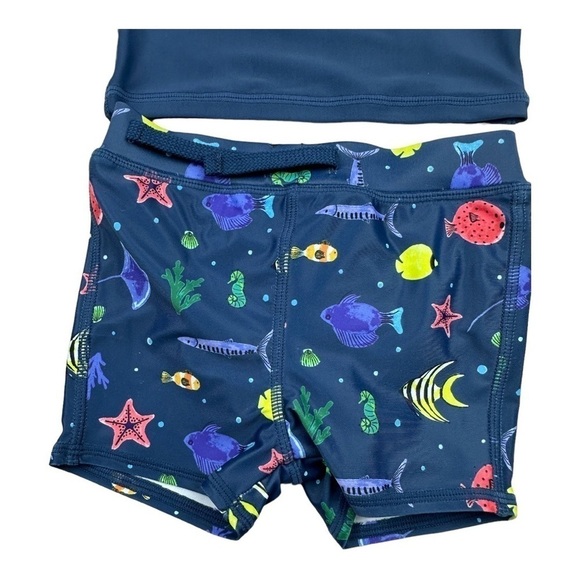 Tucker + Tate Rashguard Swim Suit Set Size 6 Months - Picture 7 of 7